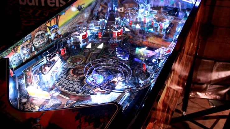 Playfield for the Venom pinball cabinet.